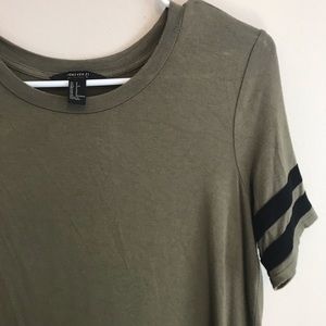 Olive Rugby T-Shirt Dress